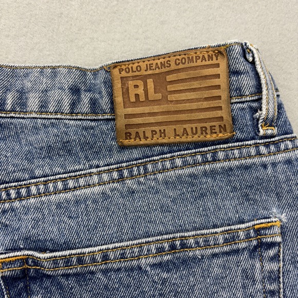 Polo Ralph Lauren Jeans Mens 38x32 Blue Straight Leg Classic Fit Y2K Denim - Picture 3 of 13